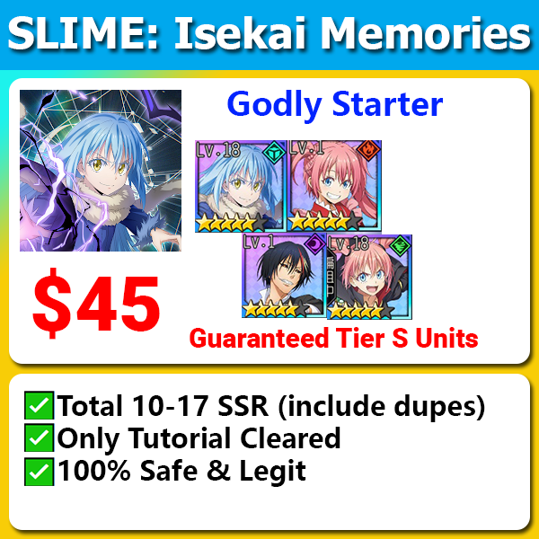 Slime Isekai Memories Tier List November 2023 - Best Characters