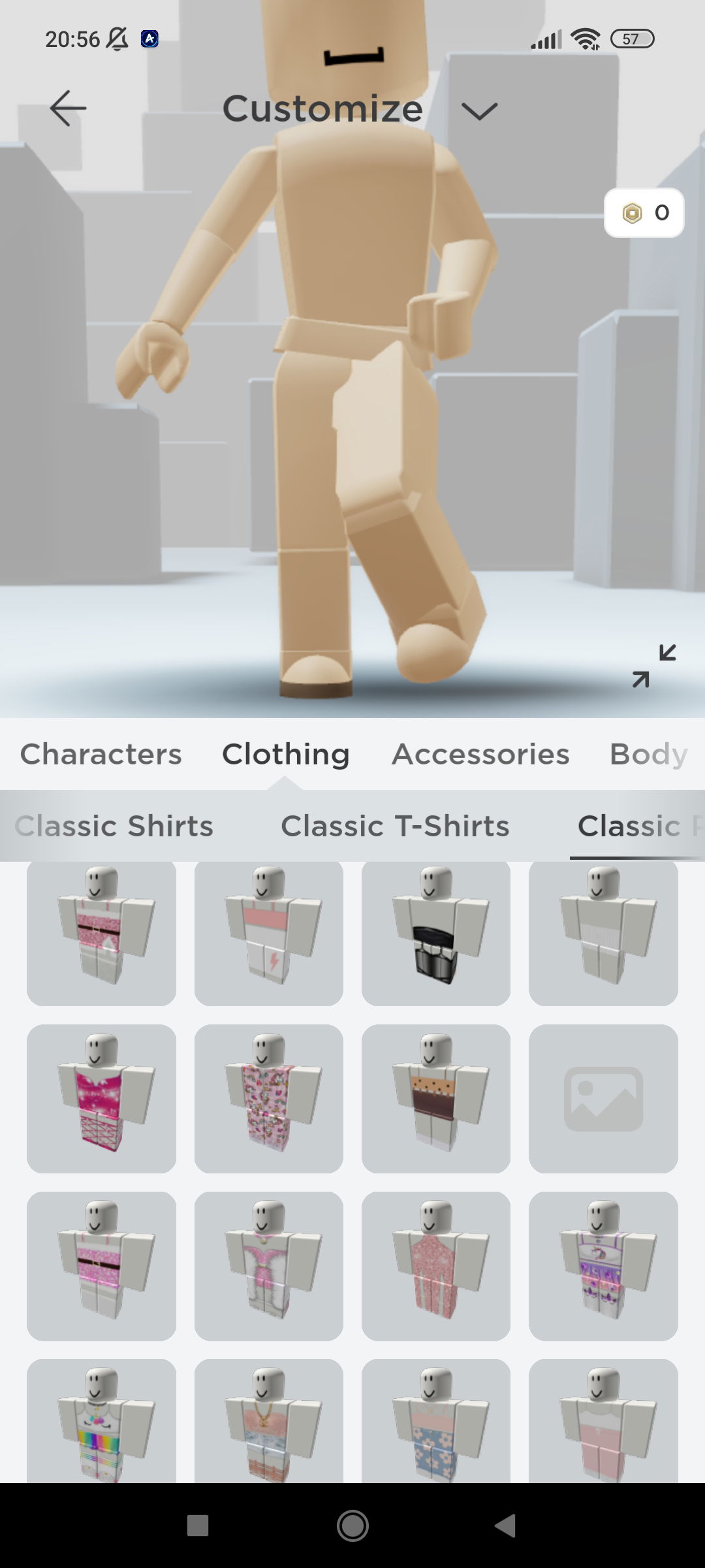 BBF Aesthetic Roblox Girl shirt - T Shirt Classic