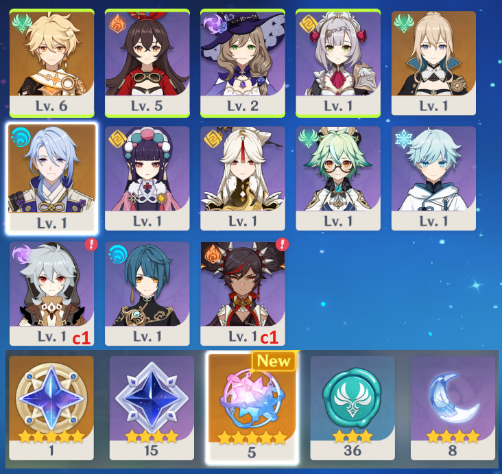 Selling - Wts [NA] Fischl (ss dps) + XiangLing Great account for F2P Only  5$ - EpicNPC