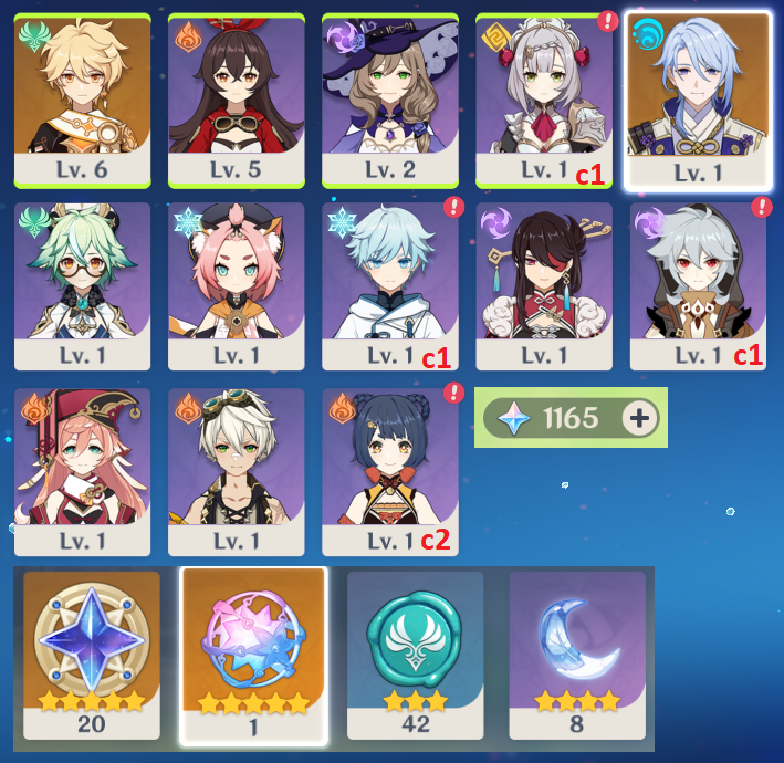 Selling - Wts [NA] Fischl (ss dps) + XiangLing Great account for F2P Only  5$ - EpicNPC