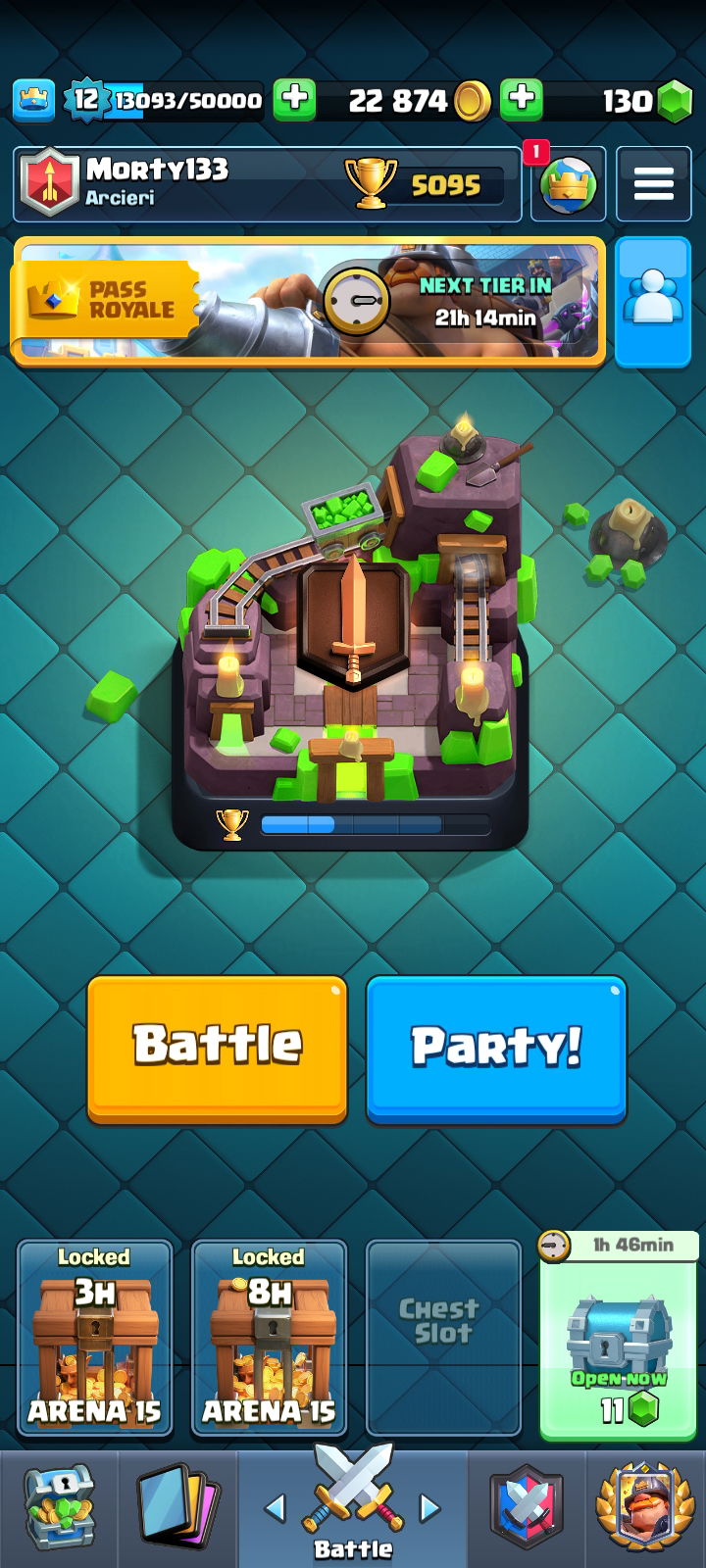 Selling - Level 12 Clash Royale Account | Arena 15 Challenger 1 | 6 years  old account - EpicNPC