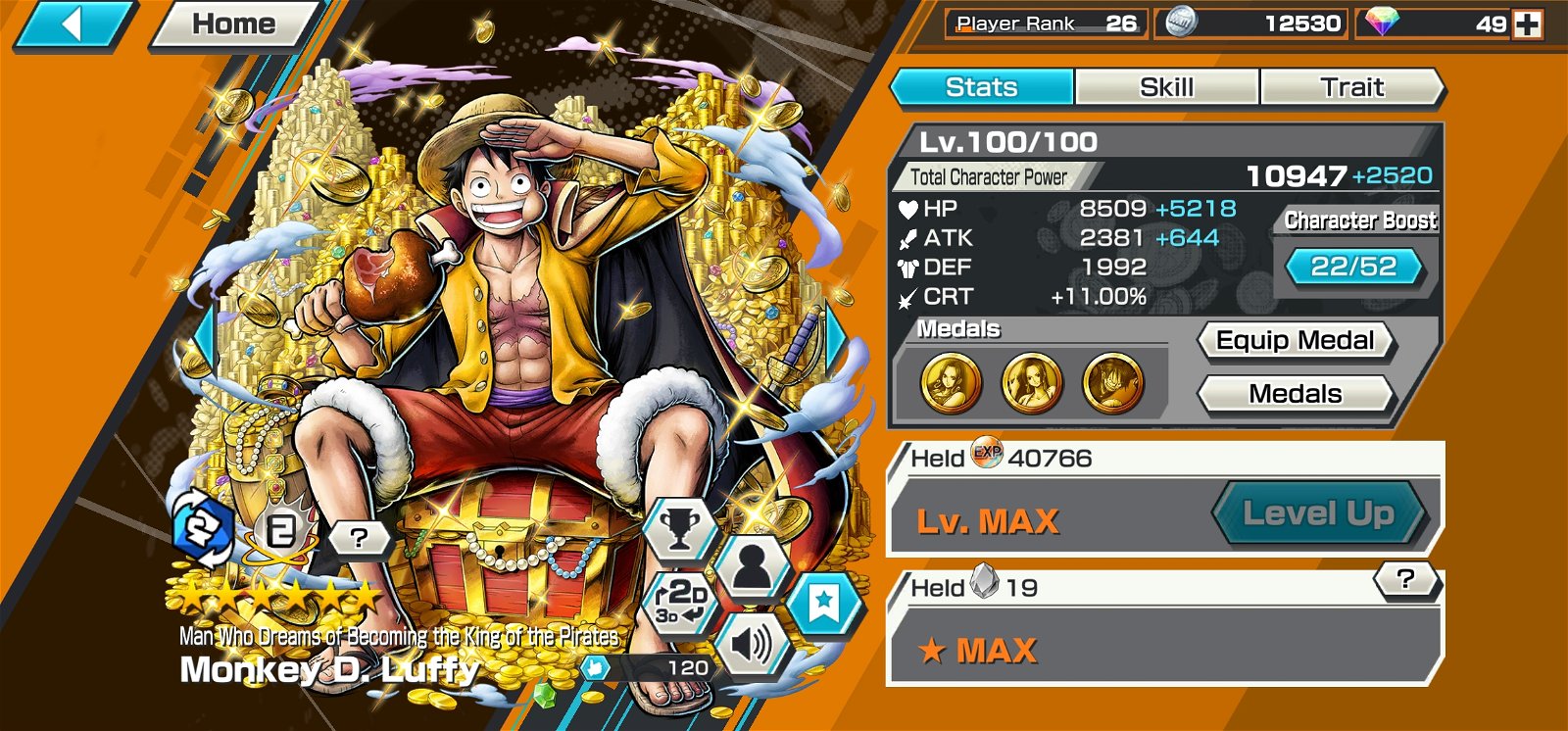 Luffy +'s Code & Price - RblxTrade