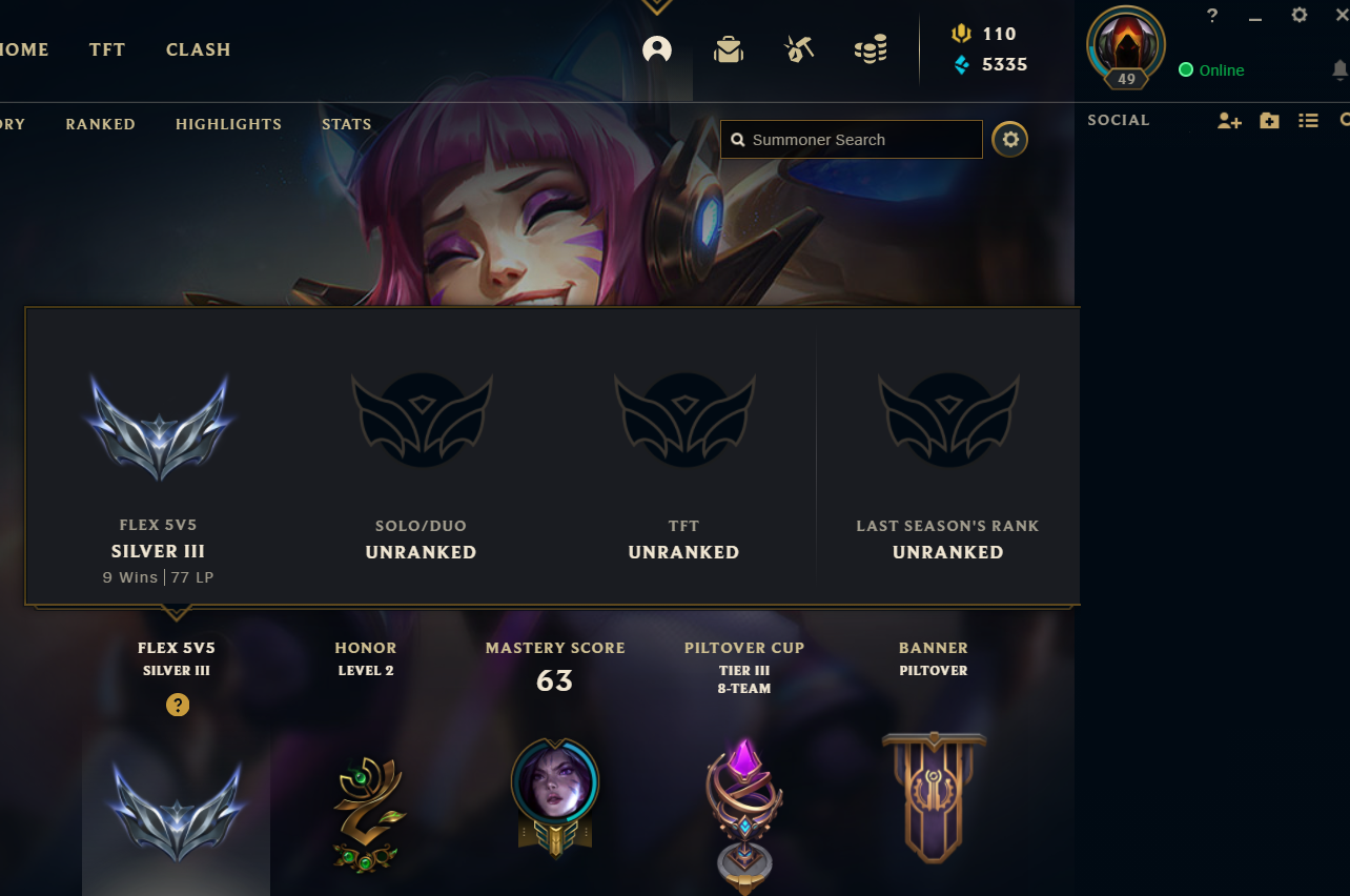 Selling - Prestige Jinx ⭐ Unranked, Fresh