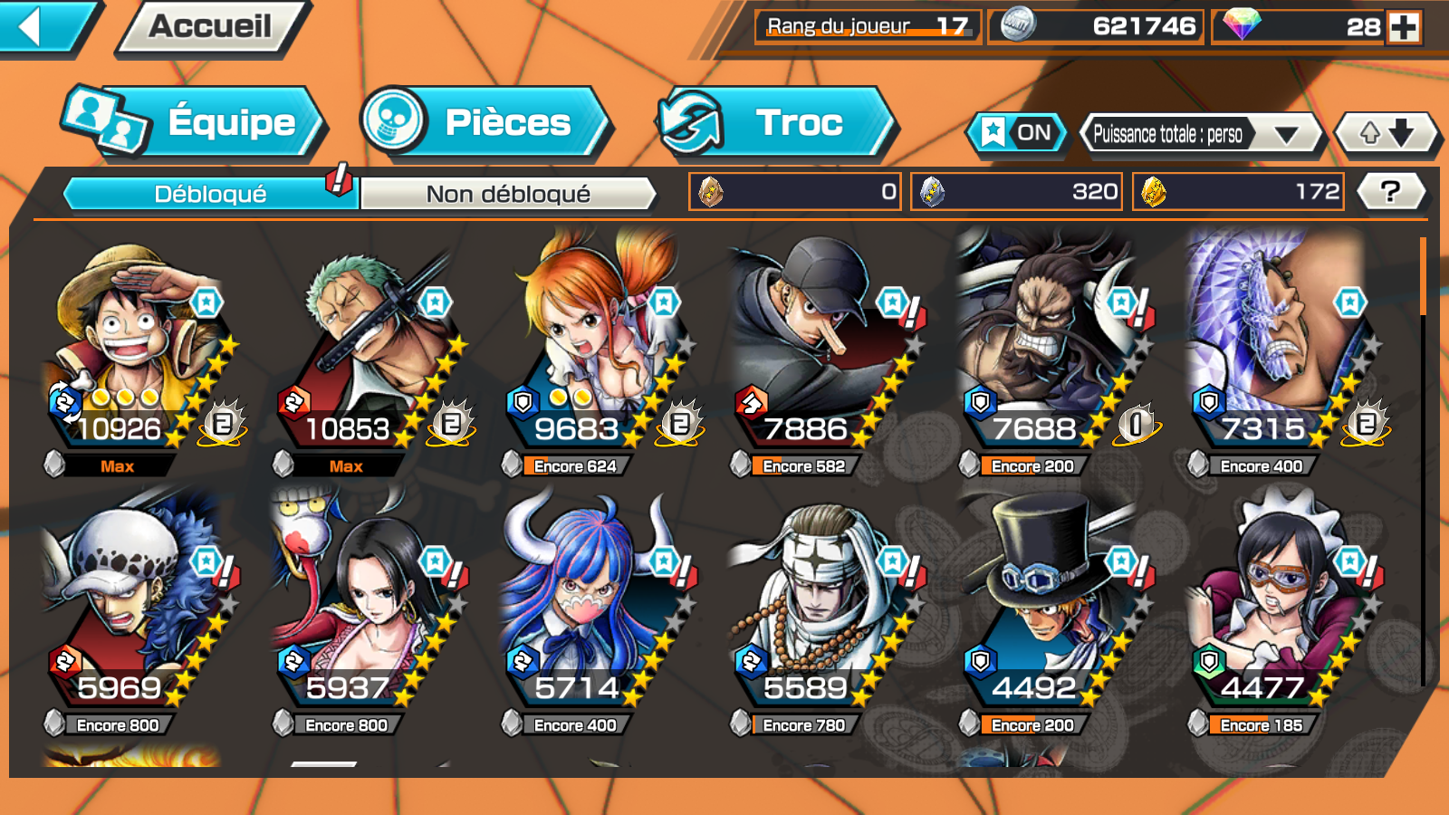 SOLD - Selling❗ One Piece Bounty Rush Account 2 Extreme (Roger Max and  Oden Max) - EpicNPC