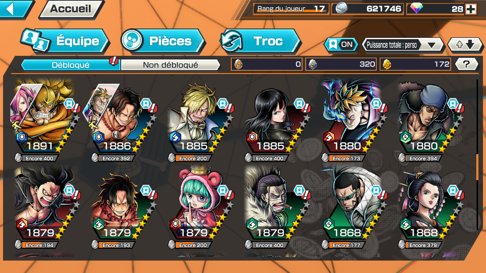 SOLD - Selling❗ One Piece Bounty Rush Account 2 Extreme (Roger Max and  Oden Max) - EpicNPC