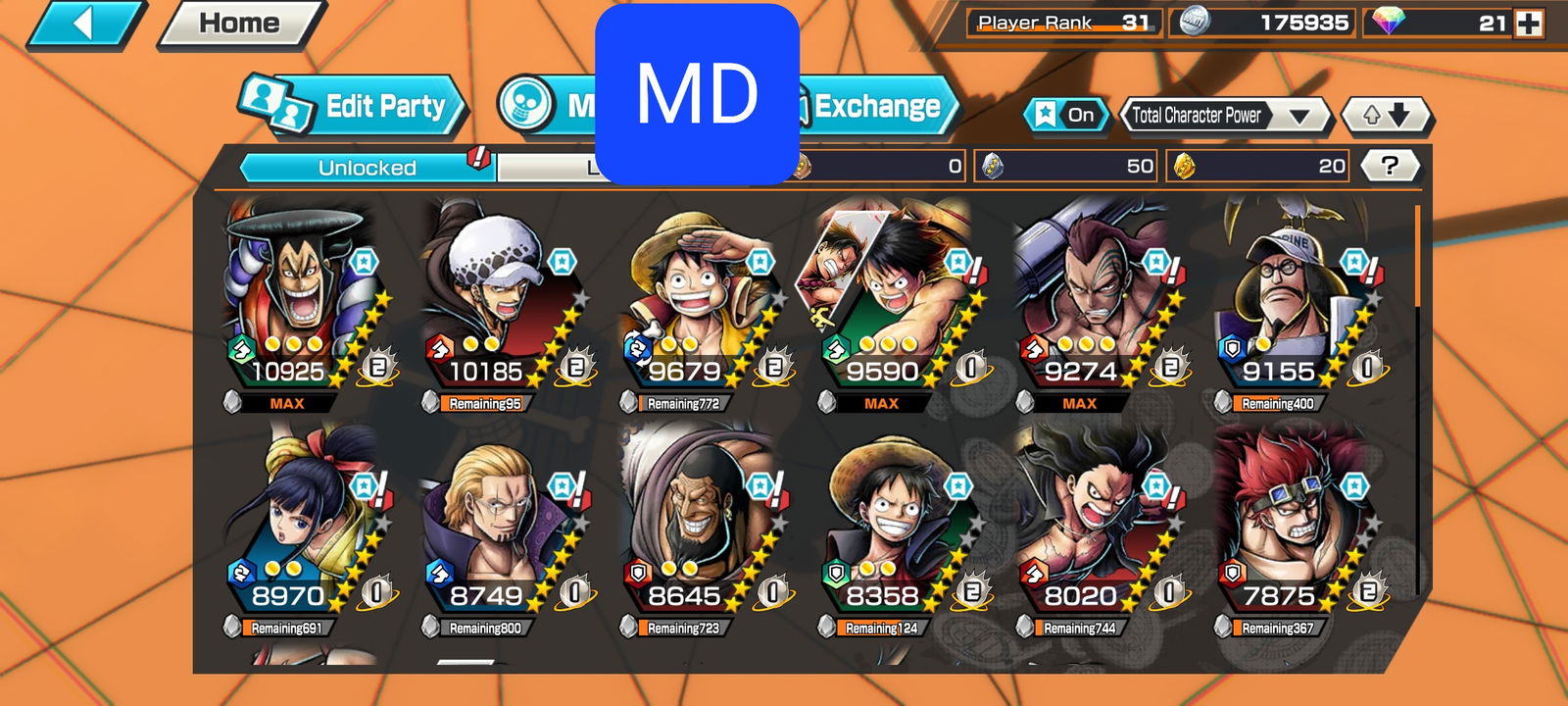 ONE PIECE Bounty Rush EX Yamato Starter Account - ( Global