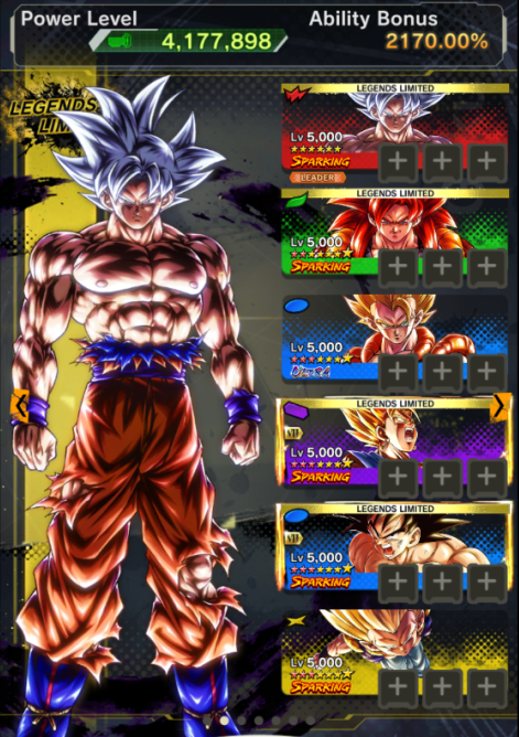 SOLD - Unlinked New LF Goku SSJ3/Vegeta SSJ2 8☆ + 20k crystals for $16 -  EpicNPC