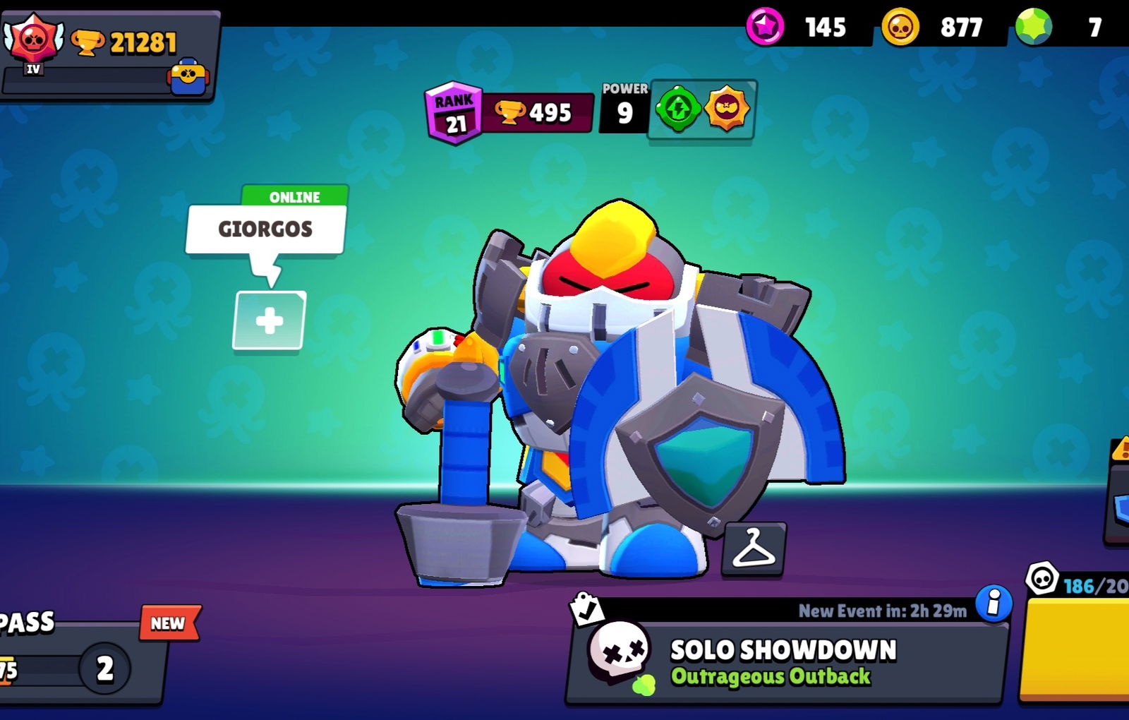 Brawl stars Og account with 21k trophies,28 skins and 47 brawlers - EpicNPC