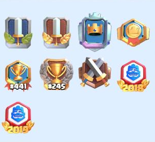 Clash Royale Ladder and Global Tournament Ranked Badges