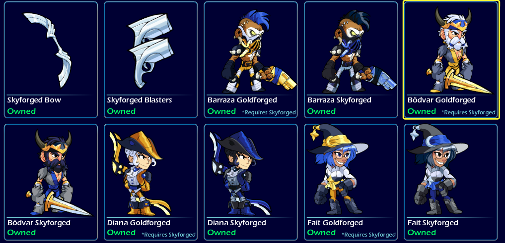 Barraza's original Bow skin is something we need to have. : r/Brawlhalla