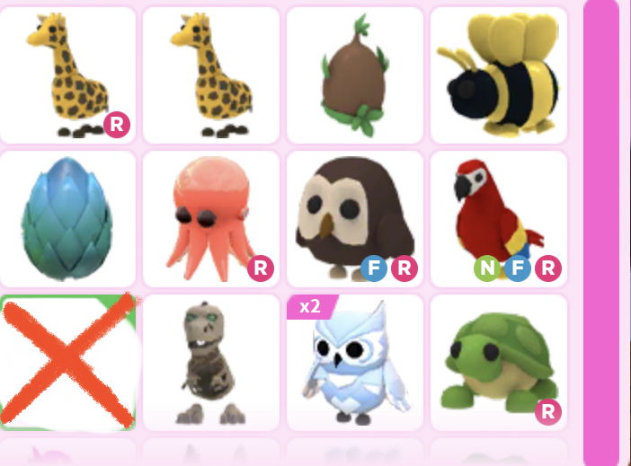 Trading adopt me pets for ajpw items! - EpicNPC