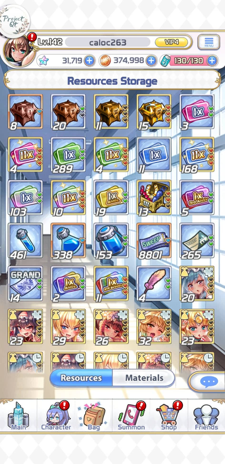 Selling - Project QT account lv142, over 1k days, sever11 - EpicNPC