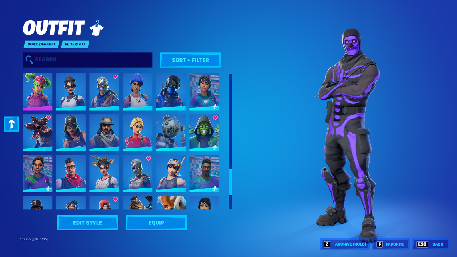 OG stacked fortnite account OG skull trooper - EpicNPC