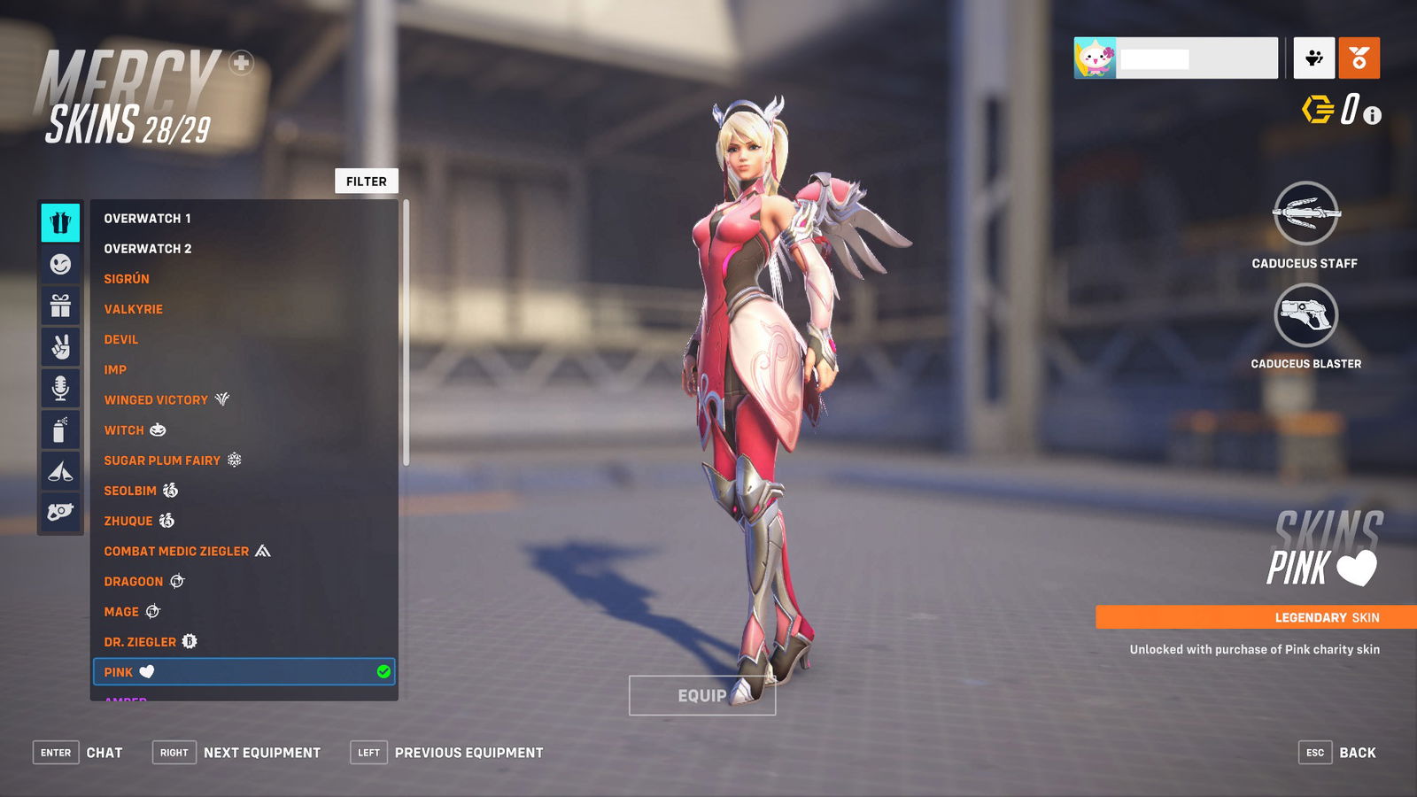 SOLD - Gold Border Pink Mercy + Many Event Skins + 13 Gold Guns + 8.3k Comp  Credits - EpicNPC