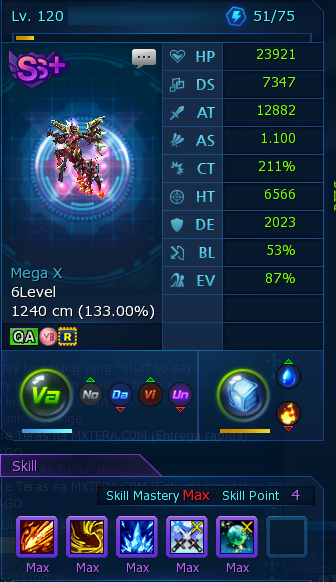 AOA, OX, zwart d, alter b (2x) etc. endgame Account Leviamon - EpicNPC