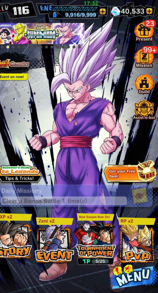 DBL 7star beast gohan with 40kcc ready for legend fest only 35usd - EpicNPC