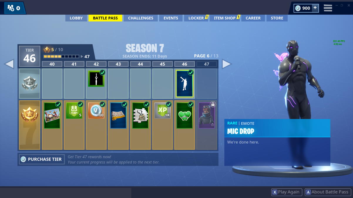 Selling - Fortnite Account,screenshots,900 Vbucks/12 Legendary Skins ...