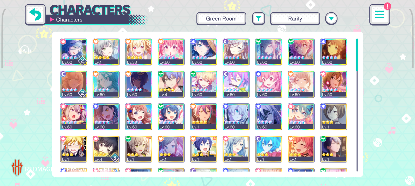 SOLD - En sekai 26*4 acc lv 100+ Limit shizuku, airi haruka fes, kanade ...