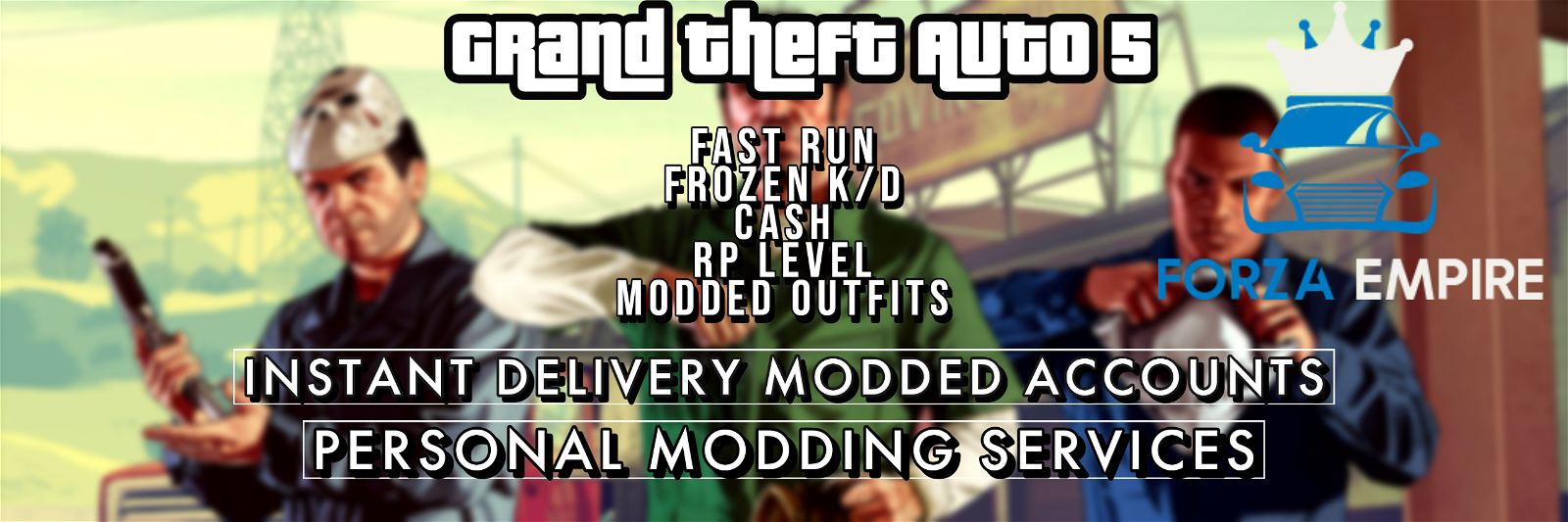 GTA 5 MODDED ACCOUNTS PS4/5 AND XBOX!!