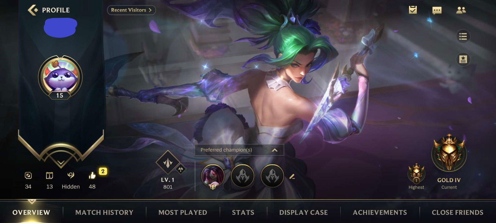 SOLD - Wild Rift 2 accounts super cheap master / gold crystal rose akali  wild pass - EpicNPC