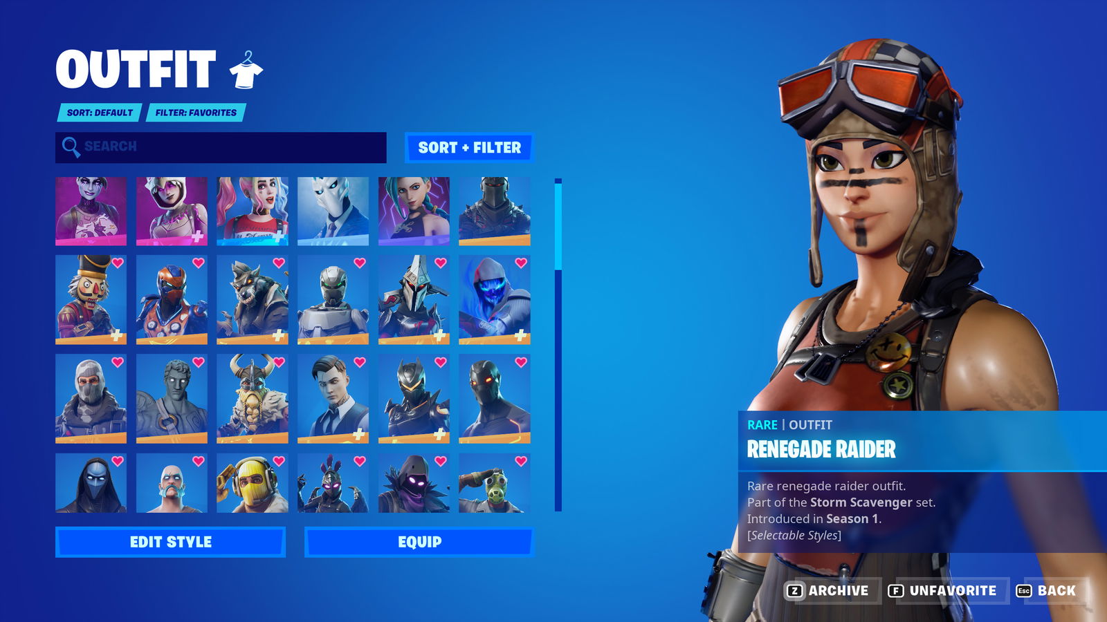 Selling - 🔥Renegade Raider | Purple Skull Trooper | Black Knight | Merry  Mint Axe |Mako - EpicNPC