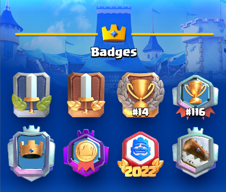 Clash Royale Ladder and Global Tournament Ranked Badges