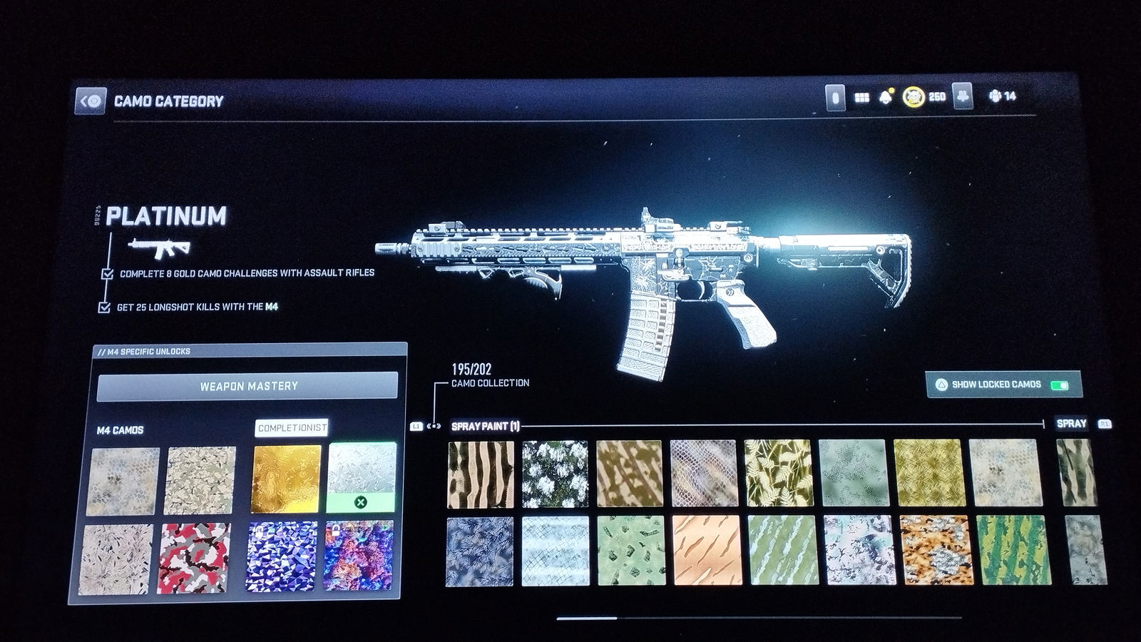 SOLD MW2 (All Platforms) Level 250, All guns maxed with gold