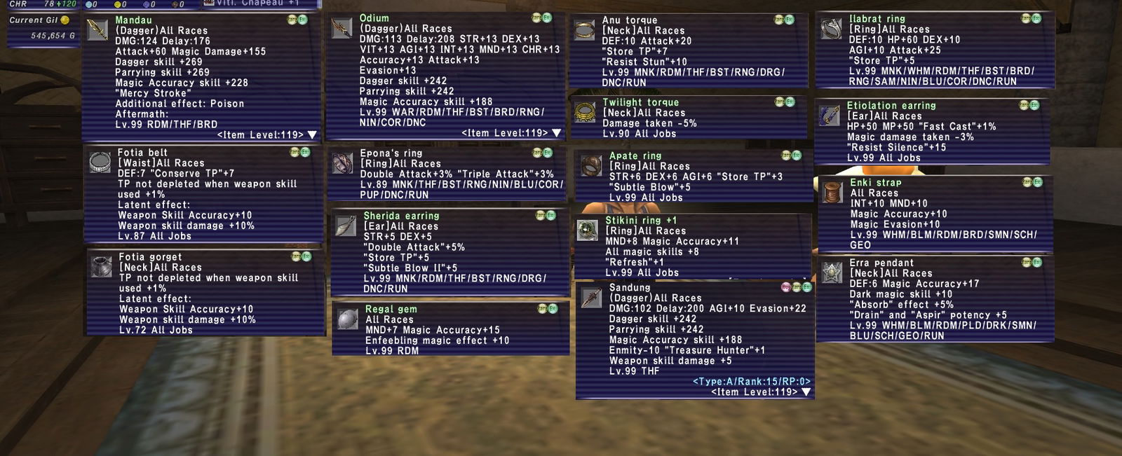 SOLD FFXI Account Fenrir server EpicNPC