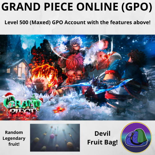 Roblox - Grand Piece Online - Gpo Everything