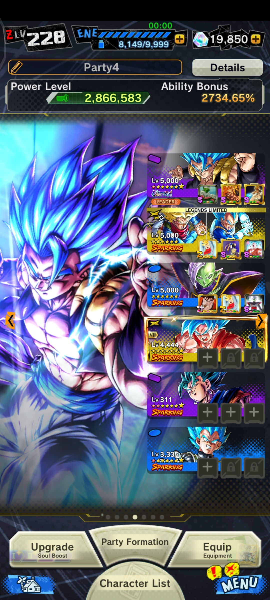 DB Legends Gogeta Blue Ultra Legends Festival 2022 by