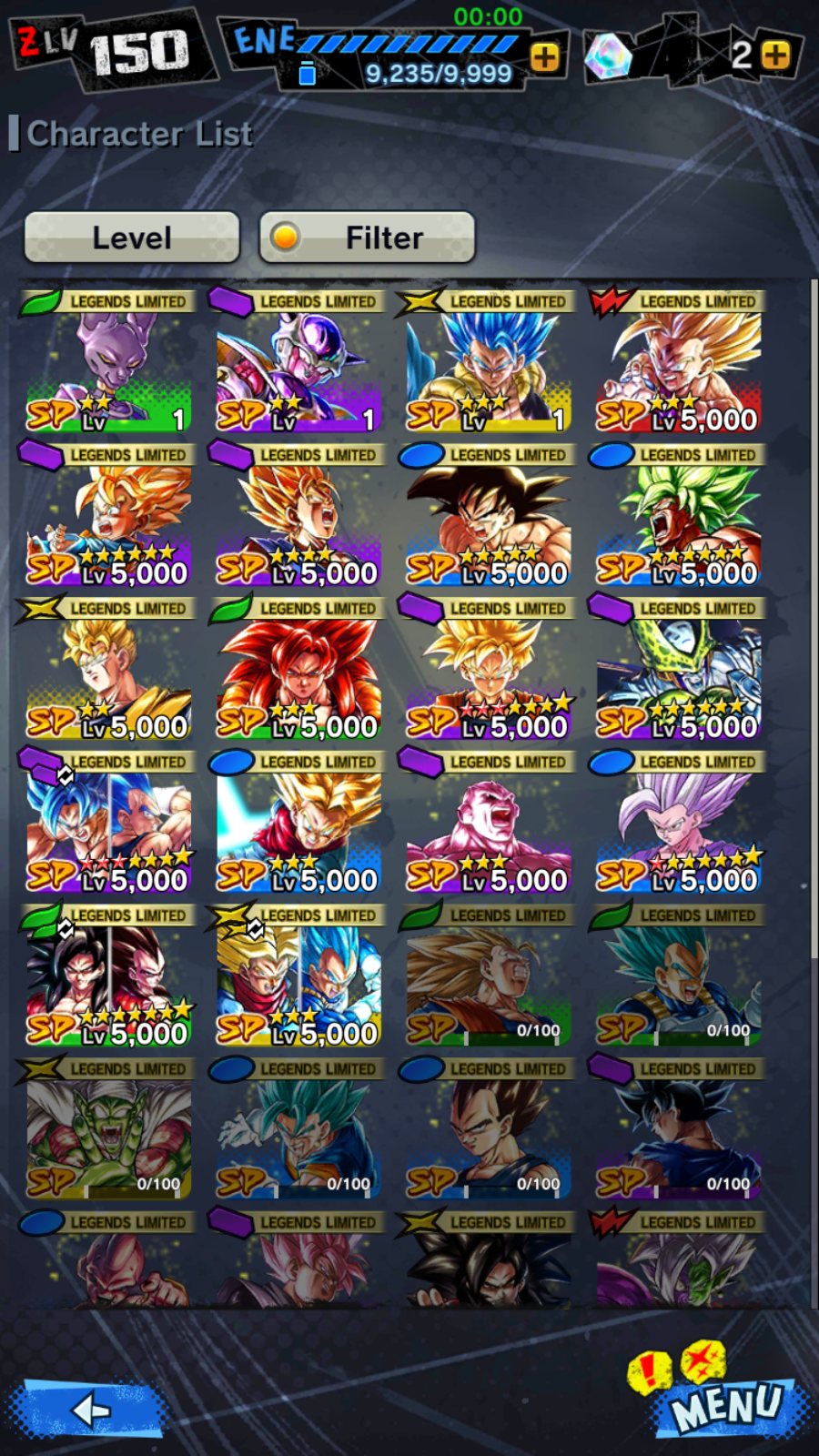 SOLD - Best pvp team ever! UL blue Gogeta, Beasthan, Pan only