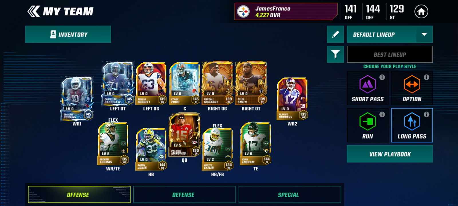 Selling 4.3k account with 11k madden cash for 150USD - EpicNPC