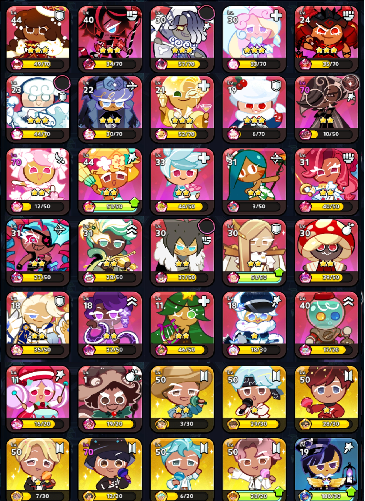 SOLD - Cookie Run: Kingdom Account All Cookies Exept: Moonlight/Sonic/Tails  - EpicNPC