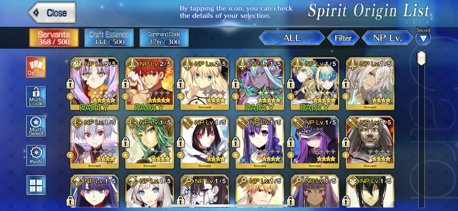 Selling - Wts Fast sale $30 USD NP 5 Space Ishtar NP 2 Muramasa + 700 ...