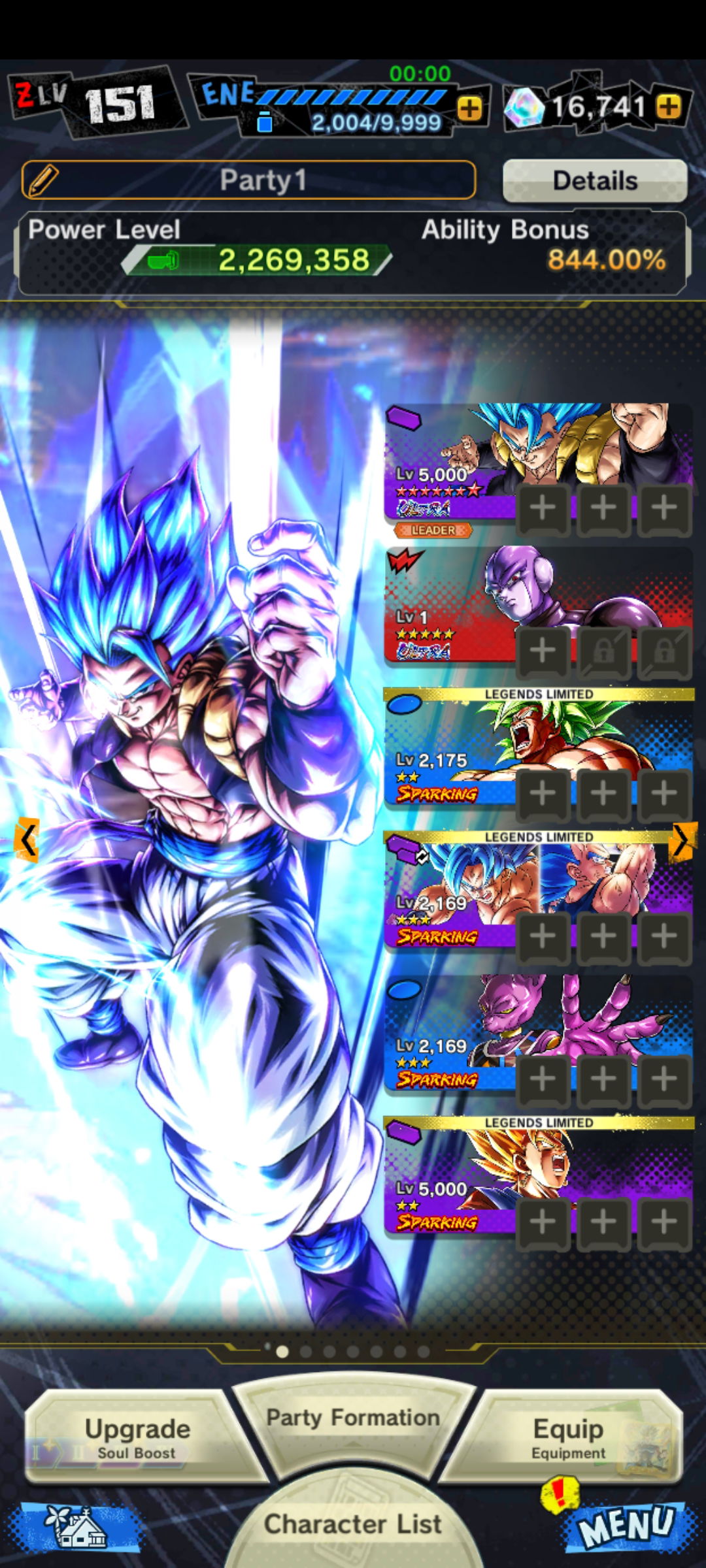 SOLD - Full star ul gogeta blue + Ul hit with 16k CC unlink - EpicNPC