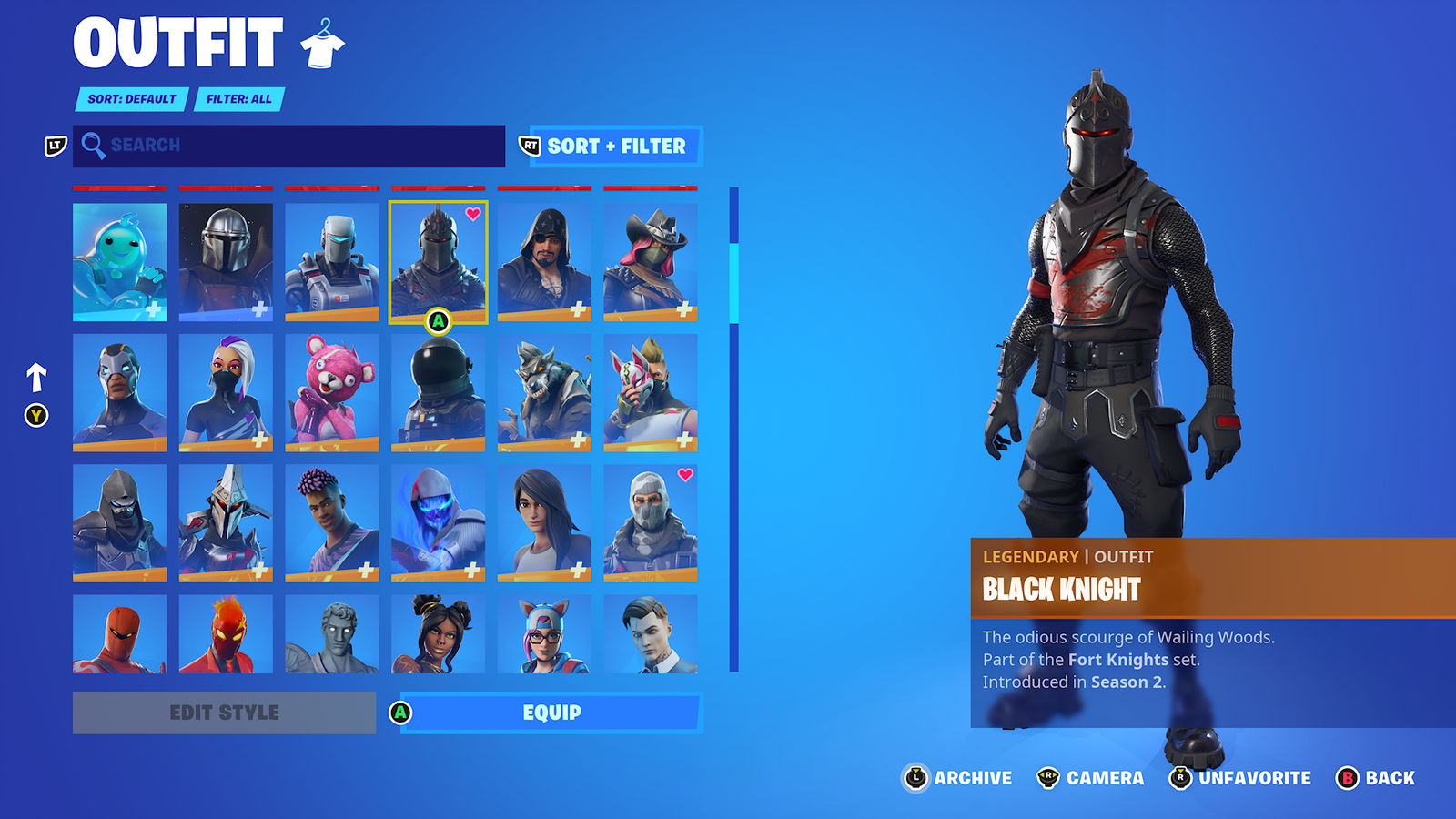 Selling - Og Black Knight, Travis Scott, Mako Glider Account, First 