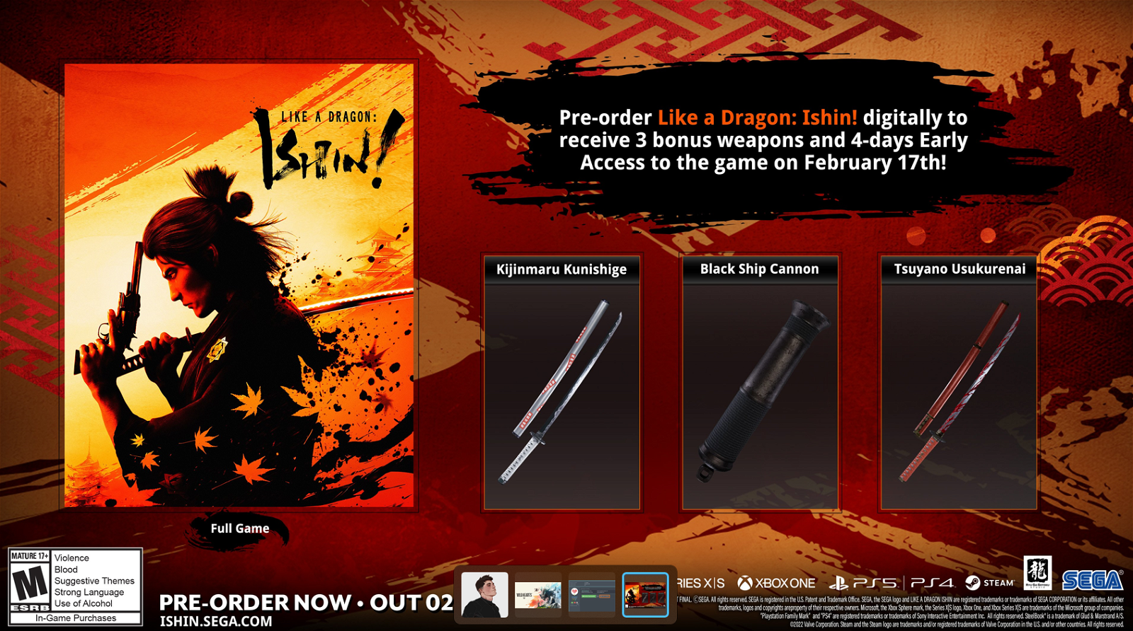 Demo gratuita de Like a Dragon: Ishin! está disponível - Drops de