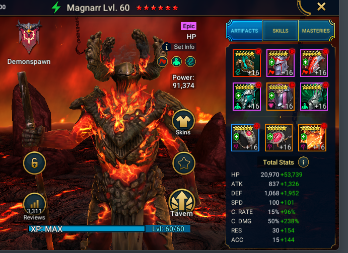 21M Raid Shadow Legends Account (1000) EpicNPC