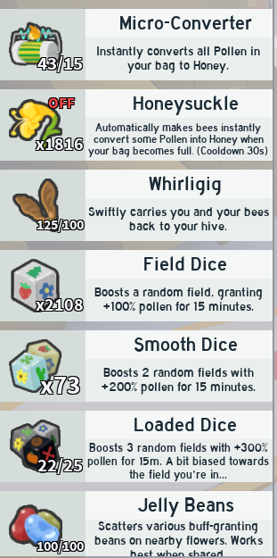 Bee Swarm Leaks on X: New Code: NewMic Gives: - Shy Bee Jelly x1 - Spider  Field Boost x3 - Field Dice x10 - Micro-Converters x10 - Diamond Egg x1 Bee  Swarm