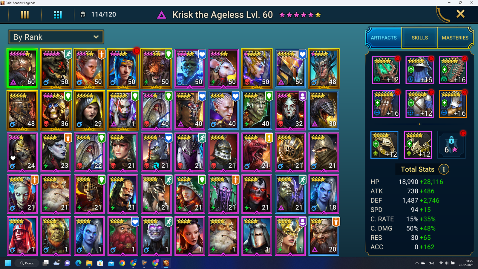 Selling - Wts few starter accounts(Krisk, Marichka, Duchess, Warlord ...