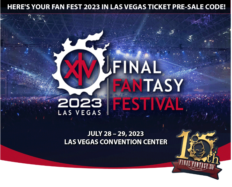 Final Fantasy XIV 2023 Fanfest Presale Code EpicNPC