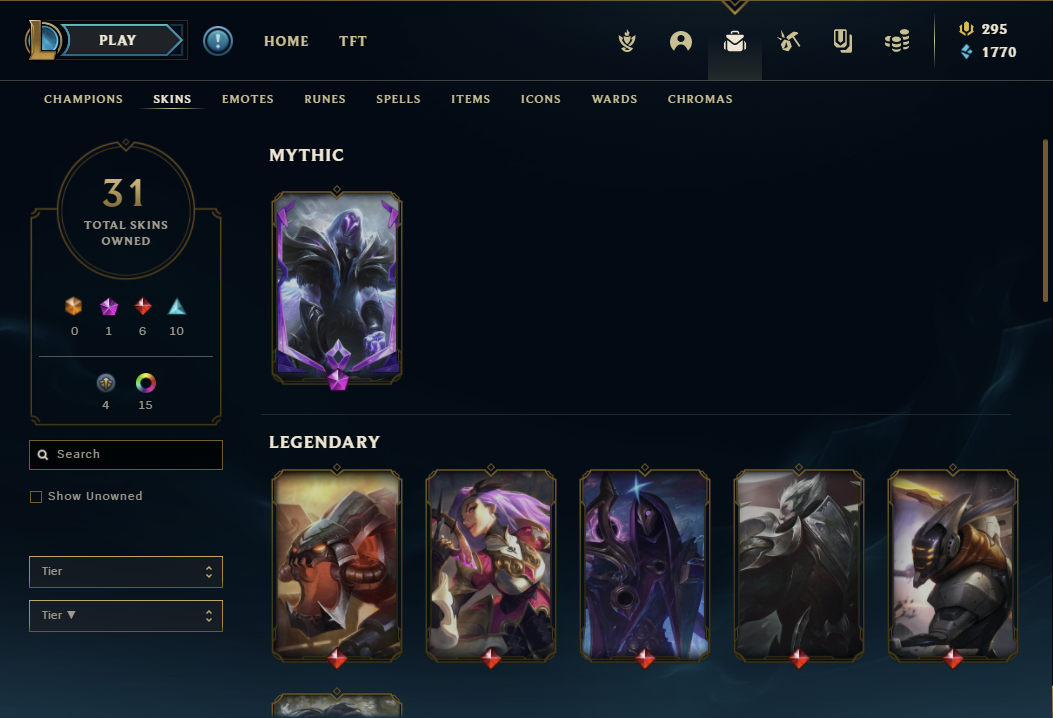  League of Legends Account Lvl. 31, Unranked