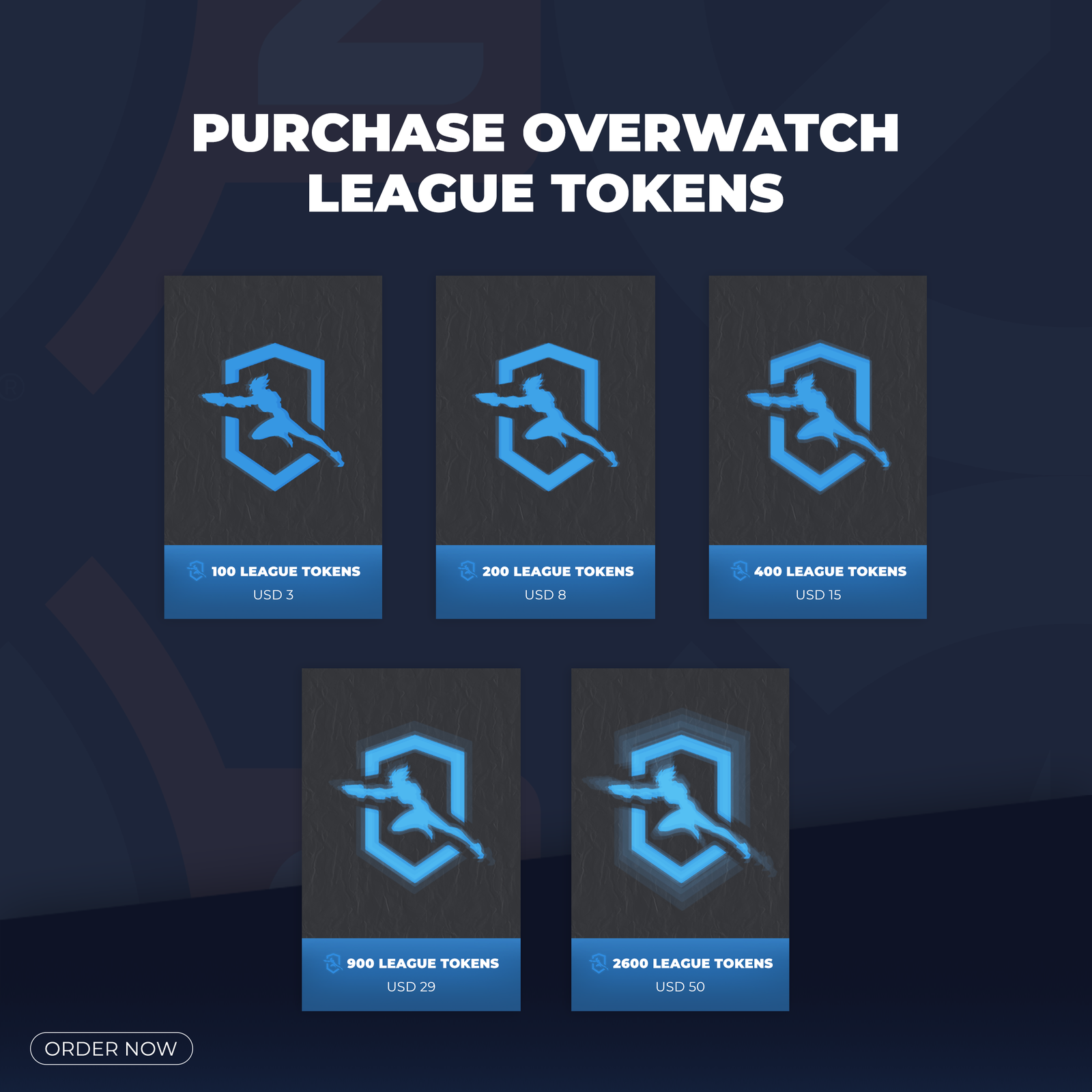 Selling Cheap overwatch league tokens 60 off! EpicNPC