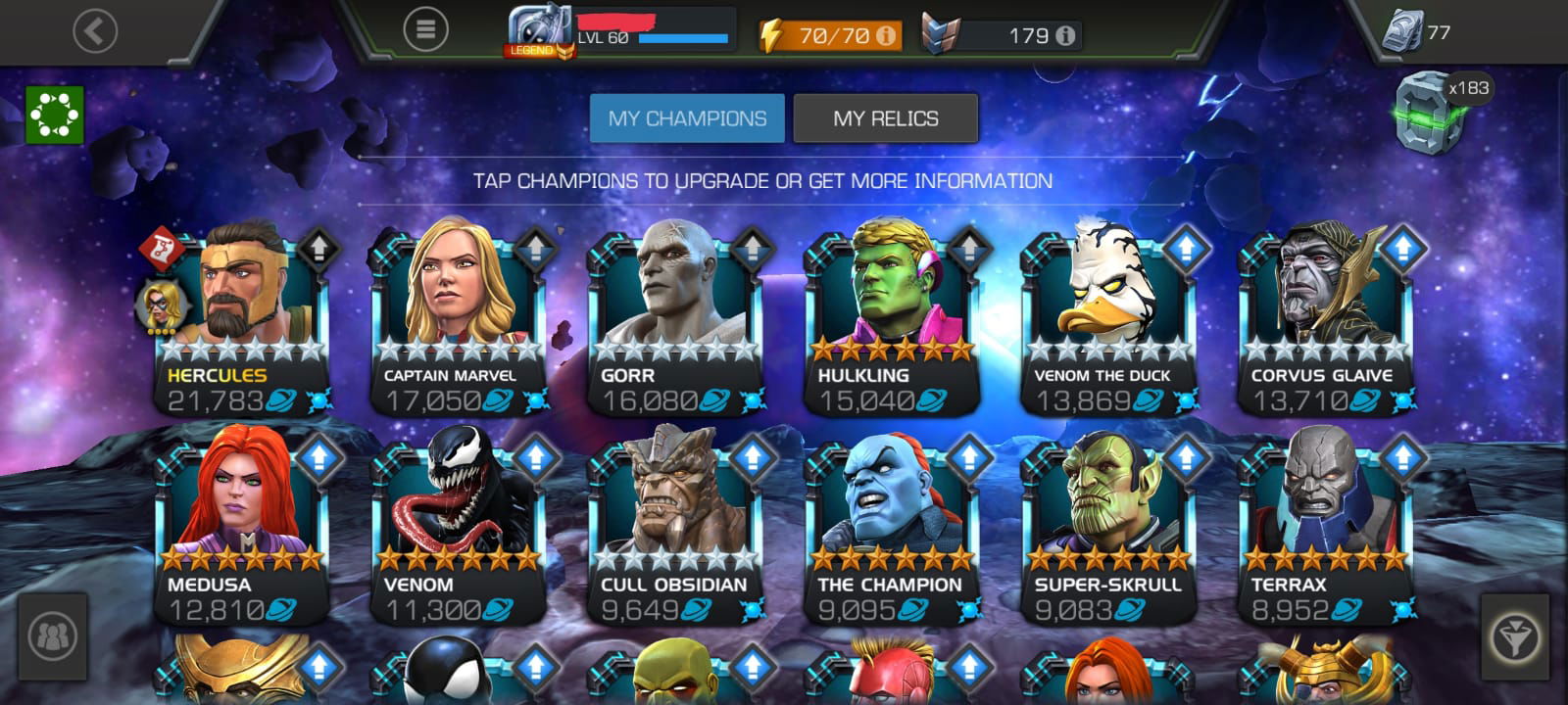 MCOC Paragon + 2M + 15k Prestige + 1 nick fury R5 + 3 gems for