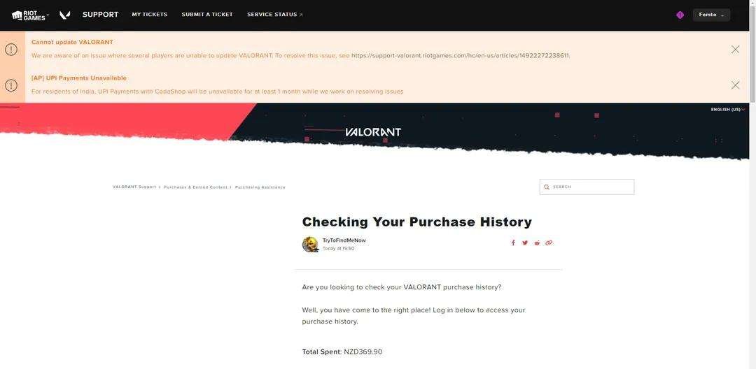 How to Check Your Valorant Purchase History