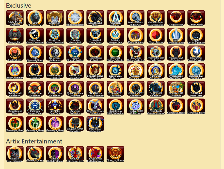 SOLD - CHEAP acc w/ all badge farms & lots of Dage and Nulgath items? Check  THIS! - EpicNPC