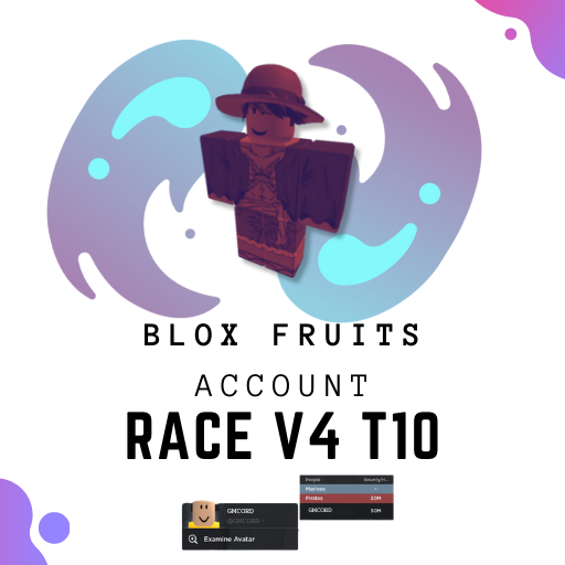 Blox Fruits Lv2450, RACE SHARK V4 Tier 10, Blizzard, CDK HS SG AR, 30M  BOUNTY, 60M Beli 61k F, unverified account