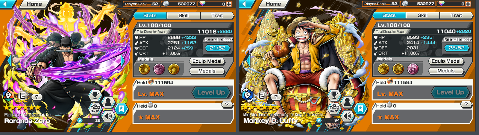 EX LUFFY NO MEDAL CHALLENGE! SS LEAGUE GAMEPLAY