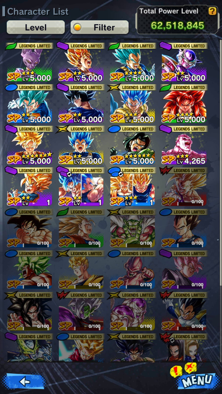 SOLD - Unlinked New LF Goku SSJ3/Vegeta SSJ2 8☆ + 20k crystals for $16 -  EpicNPC