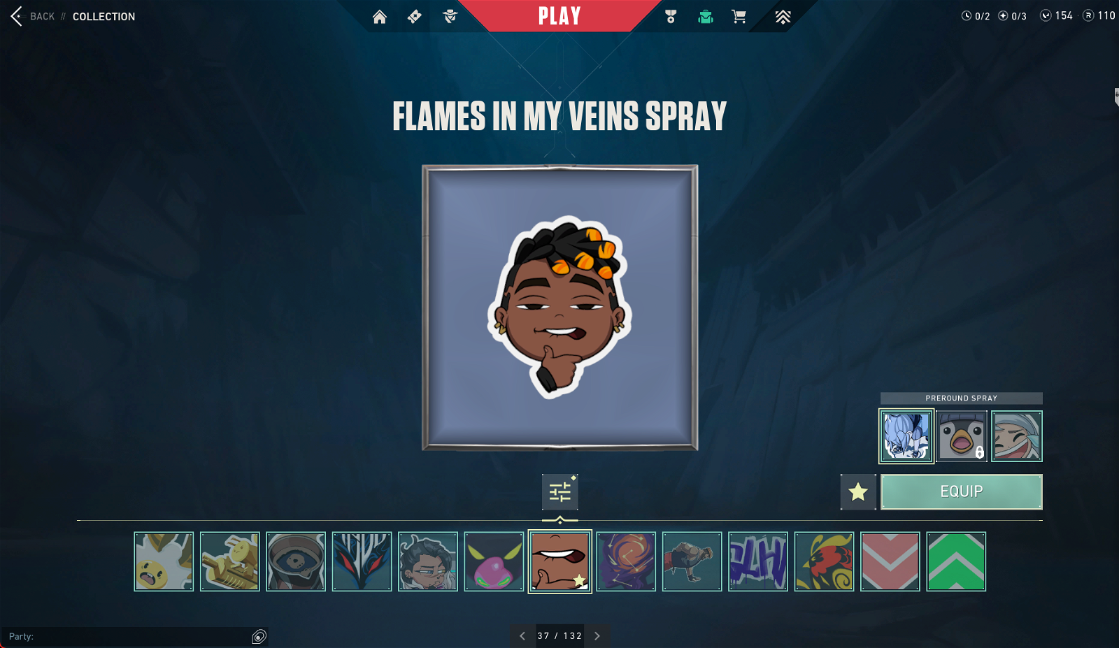 How To Get Flames in My Veins Spray in Valorant